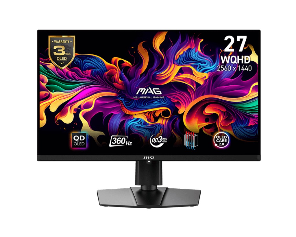 MONITOR MSI GAMING FLAT 360HZ 0.03MS MAG 271QPX QD-OLED 27"